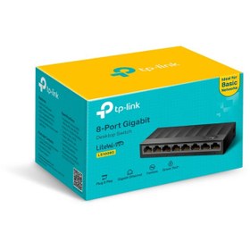 تصویر سوییچ 8 پورت گیگابیتی و دسکتاپ تی پی لینک TP-LINK LS1008G 8-Port Switch 