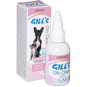 تصویر قطره گوش سگ و گربه جیلز ایتالیا Gill's Oto Clean 50ml