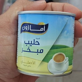 تصویر شیر مایع نیمه آماده آمازون 170 گرمی تغلیظ شده مرغوب 