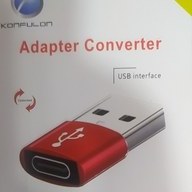 تصویر مبدل Type-C به USB مدل G برند konfulon قیمت برای هر عدد میباشد