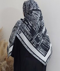 تصویر روسری زنانه نخ کشمیر پاییزه وارداتی قواره ۱۳۵ Cotten's scarf