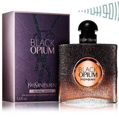 تصویر ادکلن زنانه بلک اوپیوم فلورال شوک 90ml Black Opium Floral Shock – راموس شاپ 