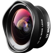 تصویر لنز موبایل واید و ماکرو Osino HD 4K Wide Lens & 12X Macro Lens 