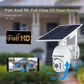 تصویر دوربین مدار بسته سیم کارت خور SOLAR BATTERY POWERED PTZ باتری خورشیدی 