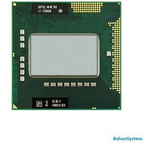 تصویر سی پی یو لپ تاپ سوکت PGA 988 مدل INTEL Core I7-720QM Quad Core 1.60GHz 6MB L3 Cache 