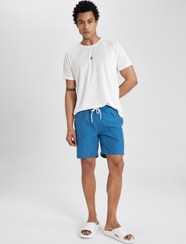 تصویر شورت شنا فاق نرمال طرح دار مردانه | دفاکتو Defacto B5991AX24HS 