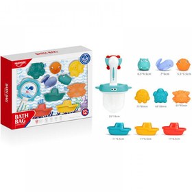 تصویر اسباب بازی حمام 12 تکه He-0246 هانگر Huanger 