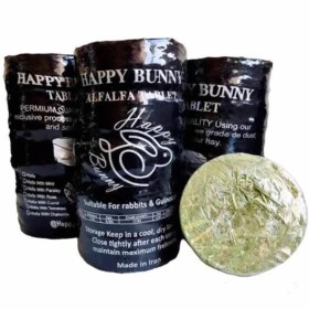 تصویر یونجه جوندگان هپی بانی مدل tablet وزن 1 کیلوگرم 