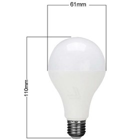 تصویر لامپ مسافرتی SMD کابل USB حبابی 3 وات بدنه سفید با کابل 0.7متری USB LED Bulb 