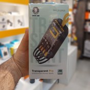 تصویر پاور بانک گرین لاین مدل Transparent Pro ظرفیت 20000 میلی آمپر ساعت 