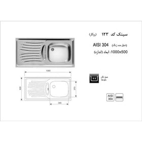 تصویر سینک روکار 123 اخوان 123