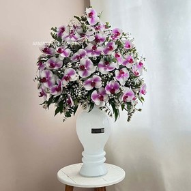 تصویر جام گل ارکیده تبریک کد 243 