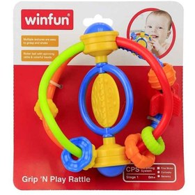 تصویر دندانگیر حلقه ای وین فان winfun Grip'N Play Rattle