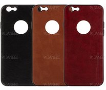 تصویر قاب طرح چرم آیفون Huanmin Leather Case Apple iPhone 6 Plus/6S Plus 