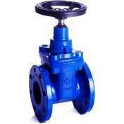 تصویر شیر کشویی زبانه لاستیکی F4 سایز 250 میلی متر (10 اینچ) فاراب 