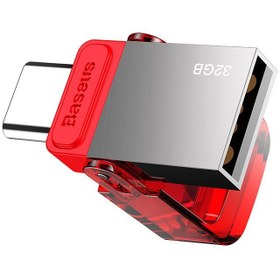 تصویر فلش مموری تایپ سی 32 گیگابایت بیسوس Baseus Red-hat Type c USB 