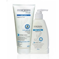تصویر لوسیون بدن مرطوب‌ کننده و ضد ترک هیدرودرم 200 گرم | Hydroderm ANTI STRETCH MARKS CREAM 