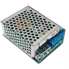تصویر ماژول DC-DC کاهنده 10 آمپر 300W با نمایشگر ولتاژ 