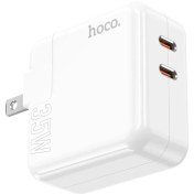 تصویر شارژر 35 وات هوکو مدل C110 USB HOCO C110 USB 35W Fast Charging Wall Charger