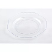 تصویر بشقاب نیکل شفاف مهبد 6 عددی 