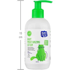 تصویر لوسیون مرطوب کننده گیاهی کودک حجم 250 میلی لیتر بیبی فرست Seagull Baby First Herbal Baby Moisturizing Lotion 250ml