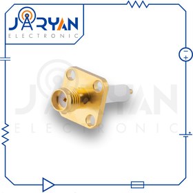 تصویر sma female, straight, 4 hole flange, 15mm extended teflon 