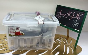 تصویر سرویس مسافرتی دیبا طرح ونوس 55 پارچه 