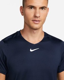 تصویر تی شرت تنیس مردانه نایک NikeCourt Dri-FIT Advantage- سرمه ای 