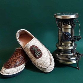 تصویر گیوه سفید طرح قونیه 