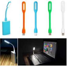 تصویر چراغ مطالعه USB پر نور و انعطاف پذیر 