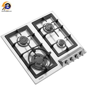 تصویر گاز استیل البرز مدل S-4655i استیل Steel Alborz Plate Gas Stove S4655 i Model