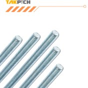 تصویر پیچ راد متری سفید سایز 5 میلیمتر 