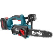 تصویر اره زنجیری شارژی 8651 رونیکس (20 ولت 25 سانت براش لس) electric chain saw 8651 ronix