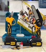 تصویر پک دوقلو قیچی و اره شارژی دیوالت ۱۹۸ ولت 