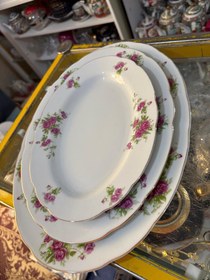 تصویر دیس چینی گلسرخی 