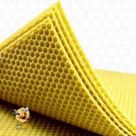 تصویر برگه موم بسته 2 کیلویی 2kg beeswax sheets