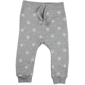 تصویر شلوار اسلش بچگانه اچ اند ام طوسی طرح ستاره کد 1251 - 18تا24ماه 