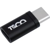 تصویر تبدیل OTG میکرو USB به تایپ سی تسکو مدل TCN 1313 