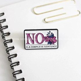 تصویر پین متنی no is a complete sentence - کد118 