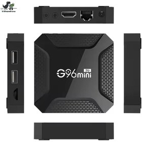 تصویر تی‌وی باکس TV Box G96 mini 5g | تبدیل تلویزیون به هوشمند با کیفیت 4K و پشتیبانی از اینترنت 5G Android TV Box G96 Mini 5G Max | Smart Entertainment at Your Fingertips