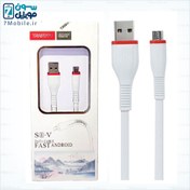 تصویر کابل میکرو یو اس بی فست شارژ Tranyoo S8-V 5A 1m Tranyoo S8-V 5A 1M MicroUSB Cable