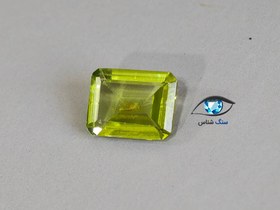 تصویر نگین زبرجد مستطیلی 2 قیراط 