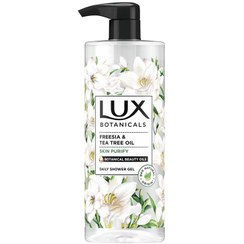 تصویر ژل دوش (شاور ژل) لوکس با عصاره فریزیا و برگ چای 750 میل LUX Botanicals Freesia & Tea Tree Oil 