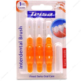 تصویر براش بین دندانی پرفشنال سایز 1 تریزا Trisa Perfoshinal Interdental Brush Size 1