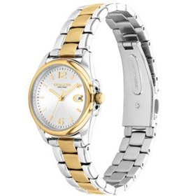 تصویر ساعت مچی زنانه گریسون با صفحه نقره‌ای و سفید - 14503909 برند Coach Women's Greyson Silver White Dial Wrist Watch - 14503909