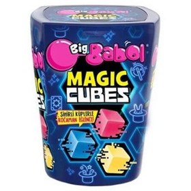 تصویر آدامس بشکه ای (بادکنکی) ایتالیایی Big Babol MAGIC CUBES بیگ بابل 25.2 گرم آدامس بیگ بابل 25 گرم