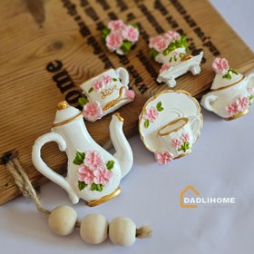 تصویر ست مگنت گل سرخی کد 27A 