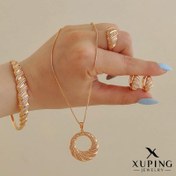 تصویر سرویس نگین‌دار طرح‌طلا ژوپینگ کد 3 