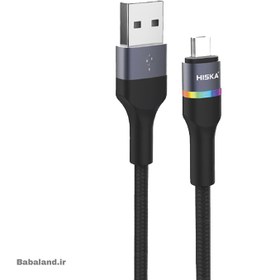 تصویر کابل تبدیل فست USB به MicroUSB هیسکا مدل LX-861AM طول 1.2 