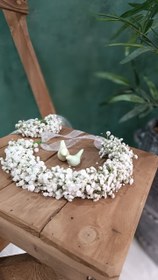 تصویر ست تاج گل و مچبند ژیپسو 